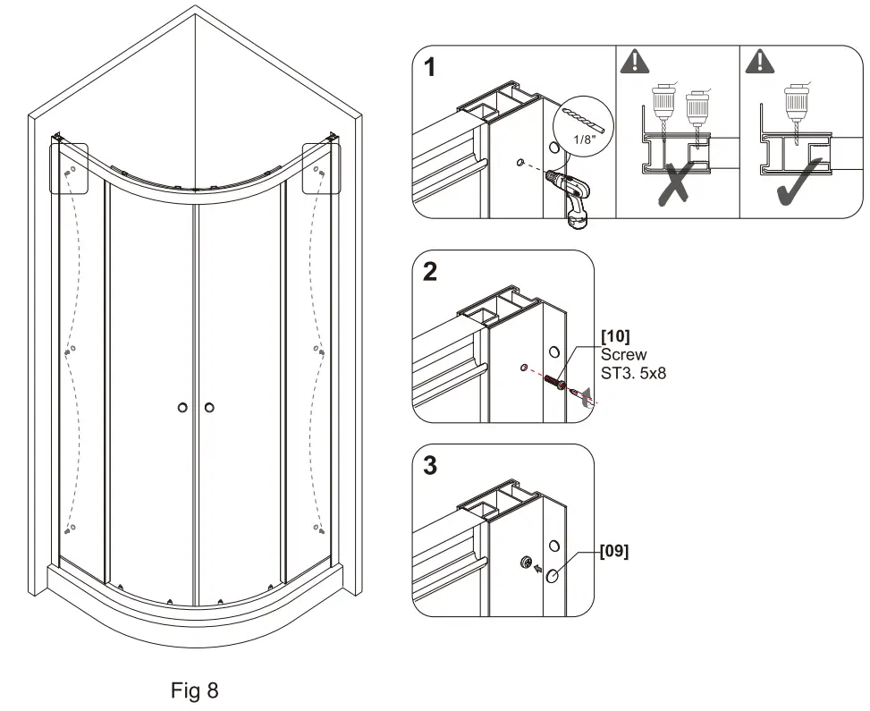ANZZI SD AZ050 01 Glass Shower Door - Part 10