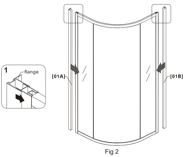 ANZZI SD AZ050 01 Glass Shower Door - Part 4