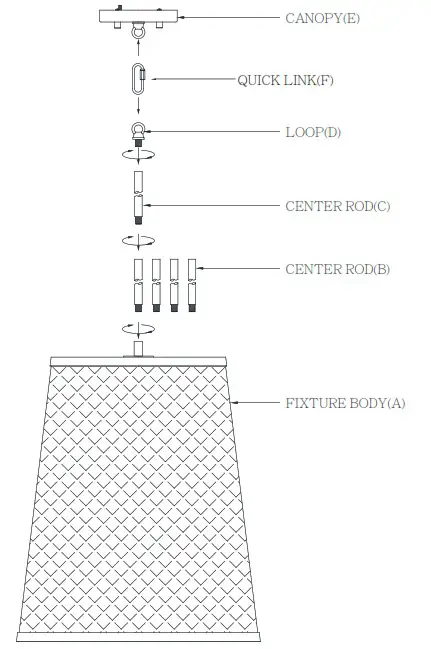 SAVOY HOUSE 3 1772 6 200 Astoria 6 Light Natural Burnished Brass Statement Pendant Light - overview 1