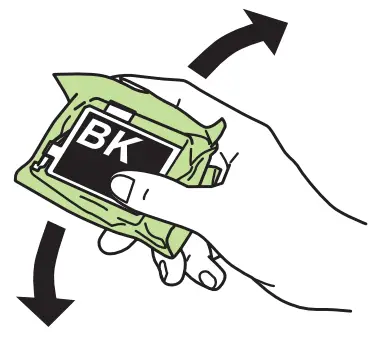 Install ink cartridges