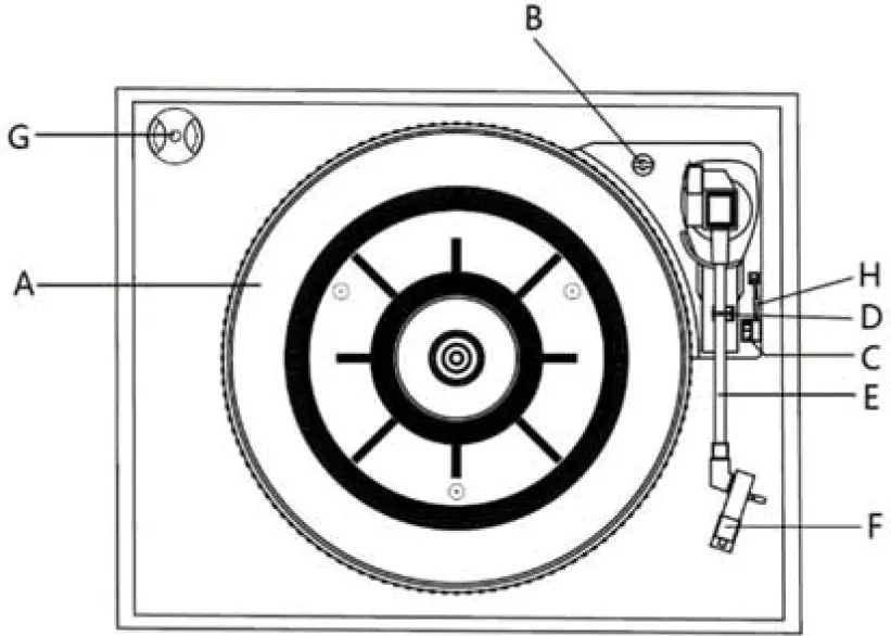 VICTROLA VTA-600B Wooden 8 In 1 Nostalgic Record Player 04