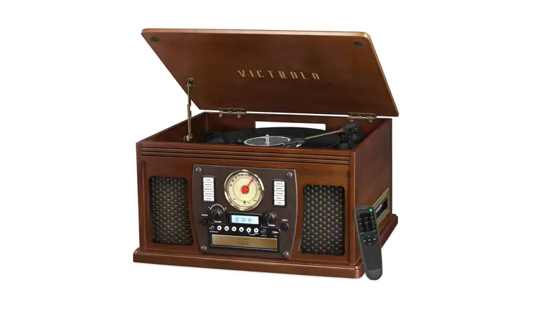 Victrola Vta-600b Wooden 8 In 1 Nostalgic Record Player Instruction Manual