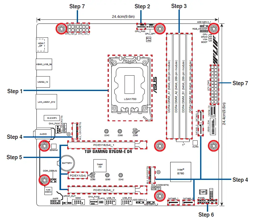 ASUS B760M-A D4 TUF Gaming Motherboard-fig-3