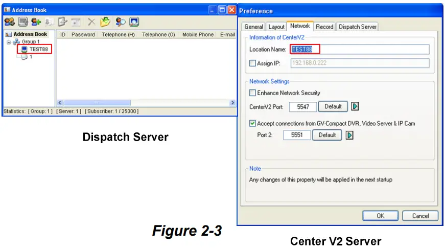 GeoVision GV CMS Series V2 Professional Central Monitoring System CMS Software - Center V2 server