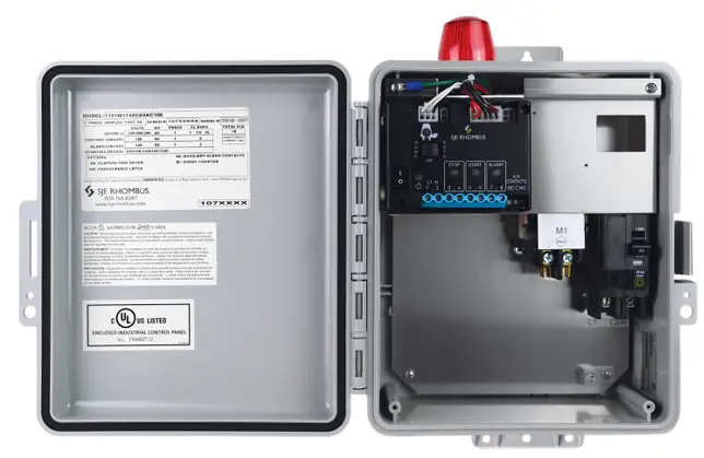SJE RHOMBUS Model 112 Control Panel