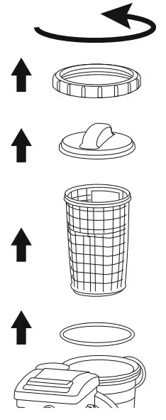 CLEANING THE STRAINER