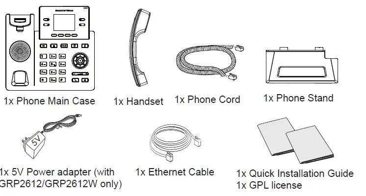 GRANDSTREAM-GRP2612-Carrier-Grade-HD-IP-Phones-fig-1