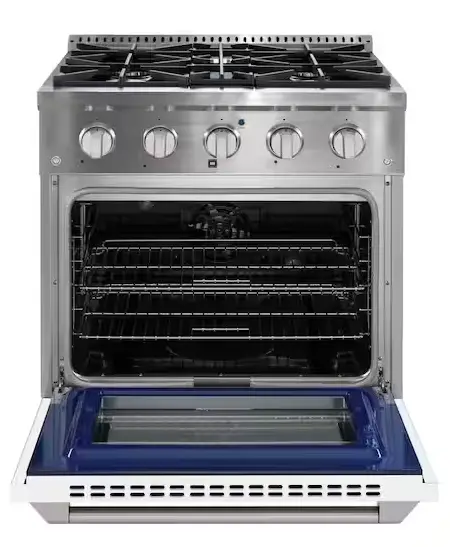 ancona AN-2330SSWHT Dual Fuel Convection Range User Manual-product