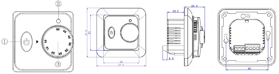 SASWELL-T11FHL-Heated-Floor-Thermostat-FIG-1