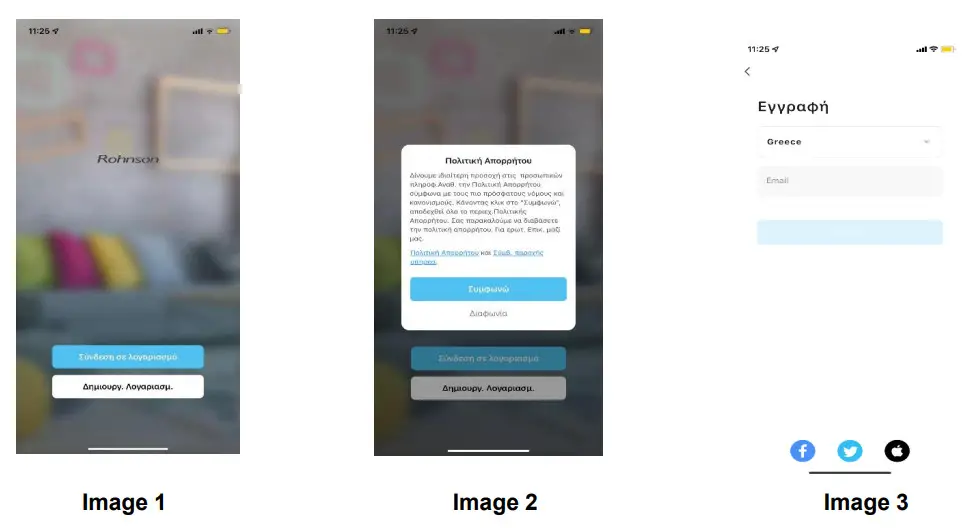 Rohnson R-2834 SmartChef CL WiFi Air Fryer - User Registration 1