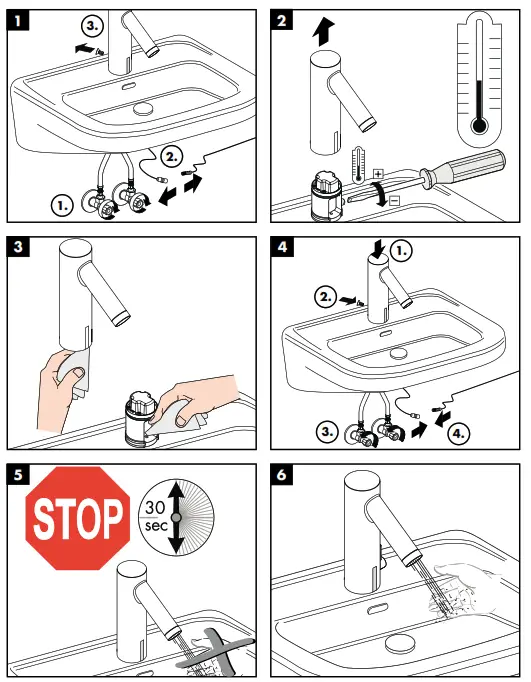 AXOR Starck 10101XXX Electronic Basin Mixer - Figure3