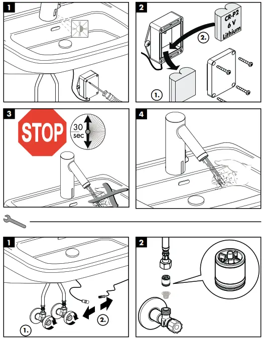 AXOR Starck 10101XXX Electronic Basin Mixer - Figure6