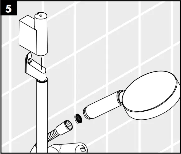 hansgrohe RAINDANCE Shower Set - Assembly 5