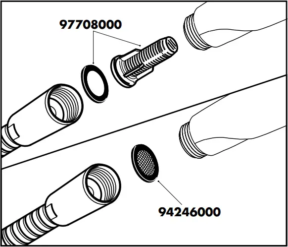 hansgrohe RAINDANCE Shower Set - Assembly 5a