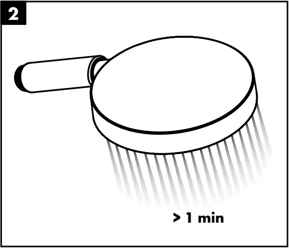 hansgrohe RAINDANCE Shower Set - Cleaning 2