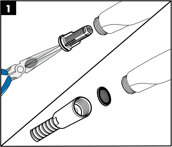 hansgrohe RAINDANCE Shower Set - Cleaning 4