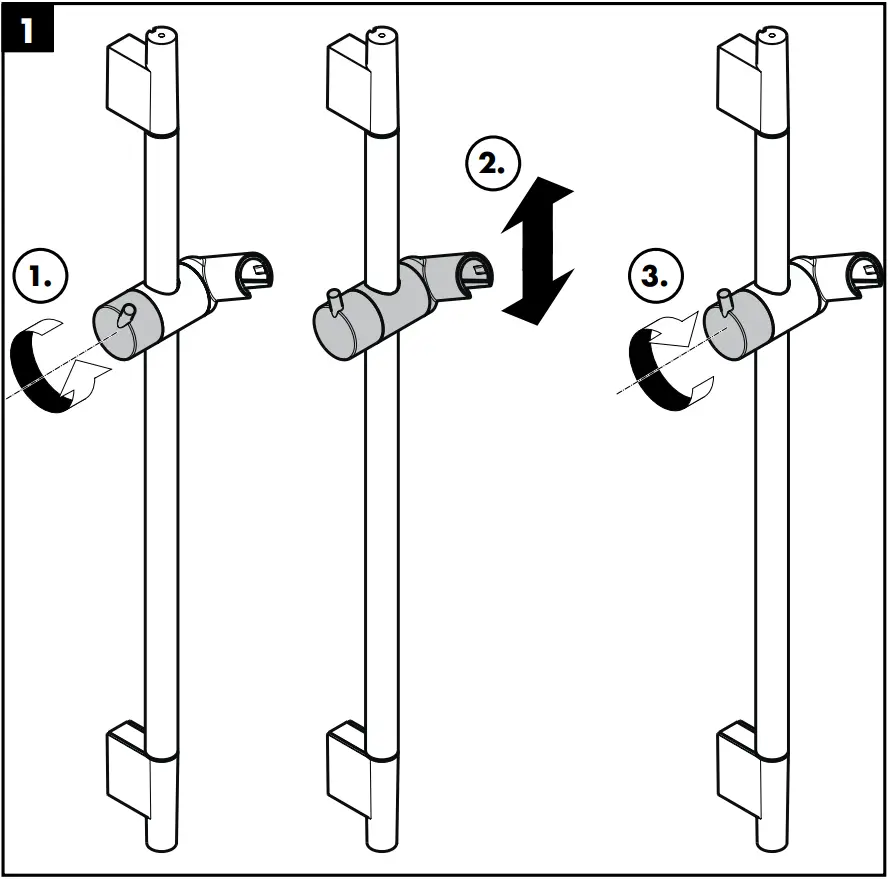 hansgrohe RAINDANCE Shower Set - Operation 1