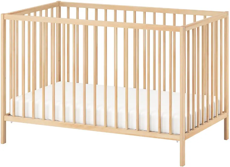 IKEA 302.485.37 SNIGLAR Crib Beech 27 1/2x52