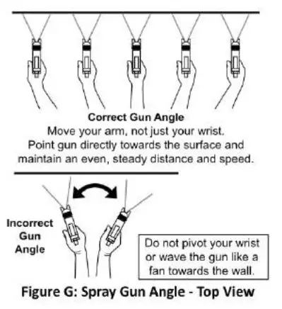 AIRBASE EATSPGSF1P Professional Solid Finish HVLP Pneumatic Spray Gun - fig 7