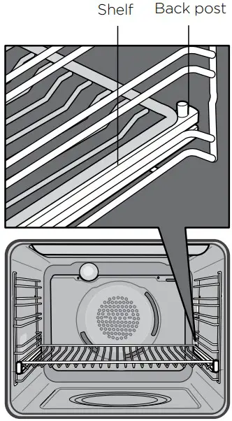 Installing the oven accessories