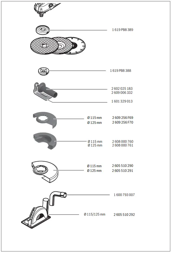 BOSCH 750 115 UniversalGrind Angle Grinder 750 W - Fig 3