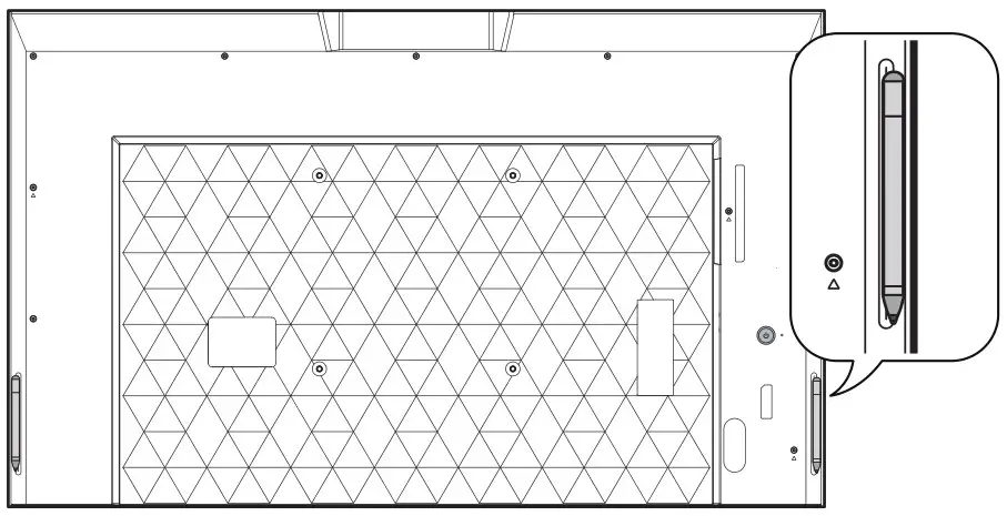 LG 55CT5WJ Digital Signage Monitor - Precaution When Using the Touch Pen 2