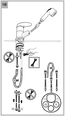 CORNAT SP-EHM-BR Single Lever Sink Mixer A1b