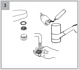 CORNAT SP-EHM-BR Single Lever Sink Mixer B3