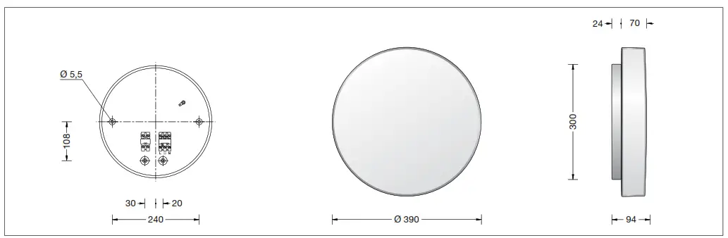 BEGA 67719 Indoor Wall Luminaire - Fig1