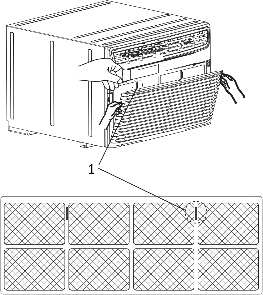 FRIGIDAIRE FHTC123WA - Air Filter
