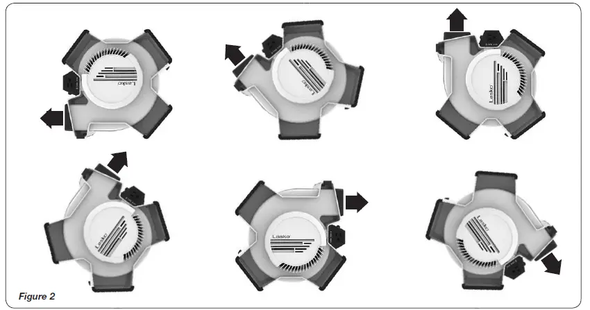 Lasko X12905 Multi Purpose Pivoting Utility Fan 2