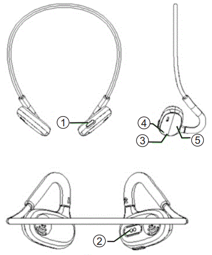 ELENOS-BH831-Air-Conduction-Wireless-Headphones-FIG-1