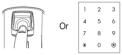 Set up Instructions for Alarm and Anti unlock functions