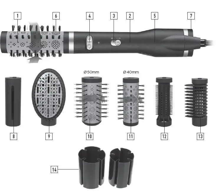 VS Sassoon VSHA501A Digital Sensor Luxe Air Styler-FIG-3
