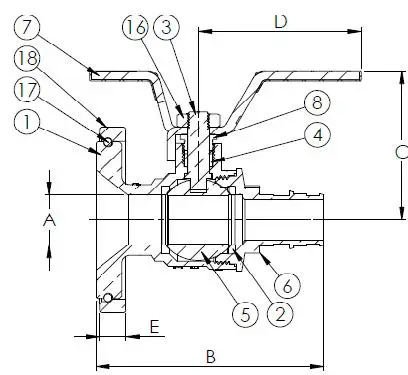 Webstone-4141-Series-Full-Port-Forged-Brass-Uni-Flange-Ball-Valves-13