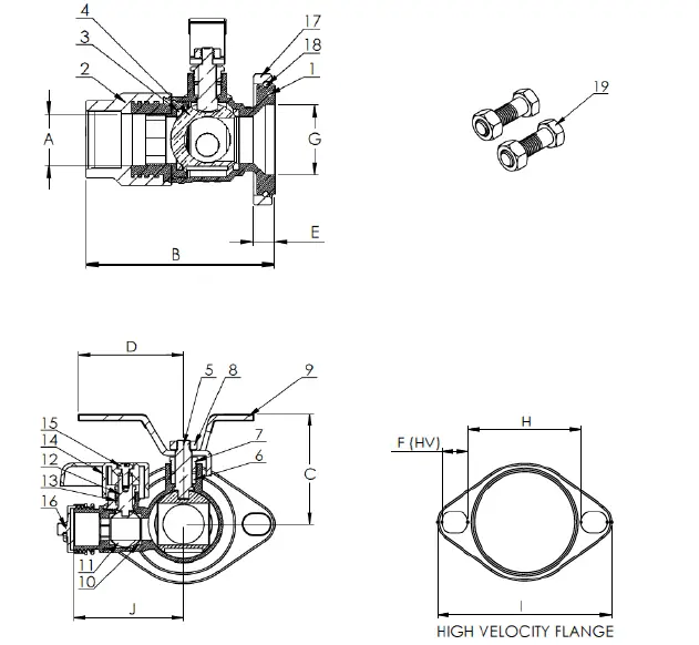 Webstone-4141-Series-Full-Port-Forged-Brass-Uni-Flange-Ball-Valves-17