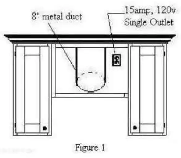 Vesta Hamilton 900CFM 30 Inch Black Stainless Steel Under Cabinet - fig 5