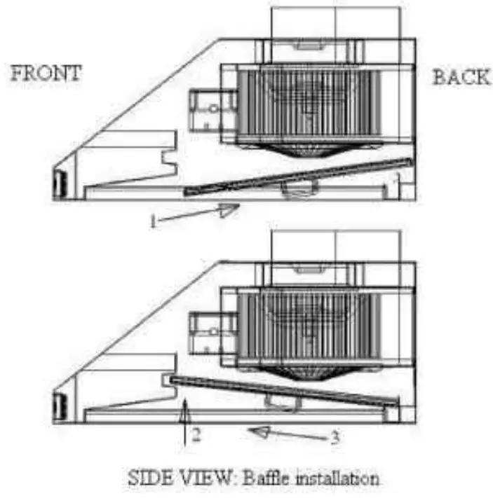 Vesta Hamilton 900CFM 30 Inch Black Stainless Steel Under Cabinet - fig 8