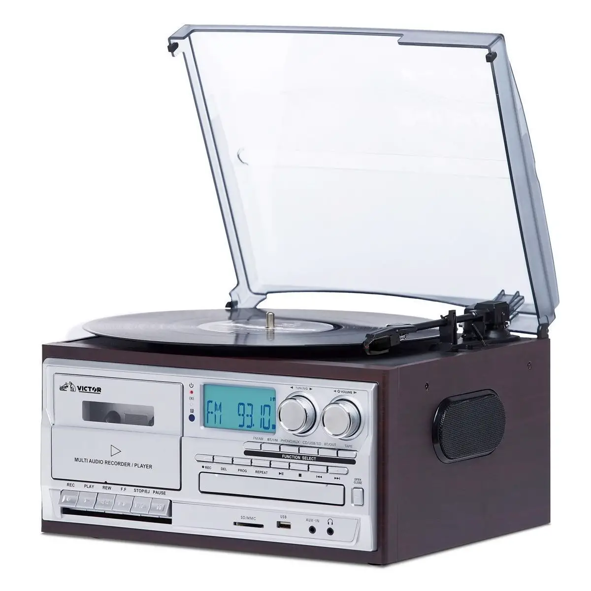 VICTOR VWRP-4200-ES-Cosmopolitan-8 in-1-Turntable-Music-Center-product