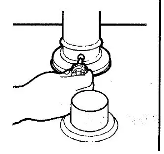 TOYOTOMI BS-36UFF Kerosene Fired and Oil Fired Water Heater Instruction Manual - Remove the screw from the exhaust mouth of the unit