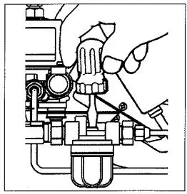TOYOTOMI BS-36UFF Kerosene Fired and Oil Fired Water Heater Instruction Manual - Removing Air Trap