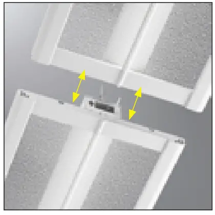 Corelite PS524023EN Divide DSI Suspended LED - Tab Alignment
