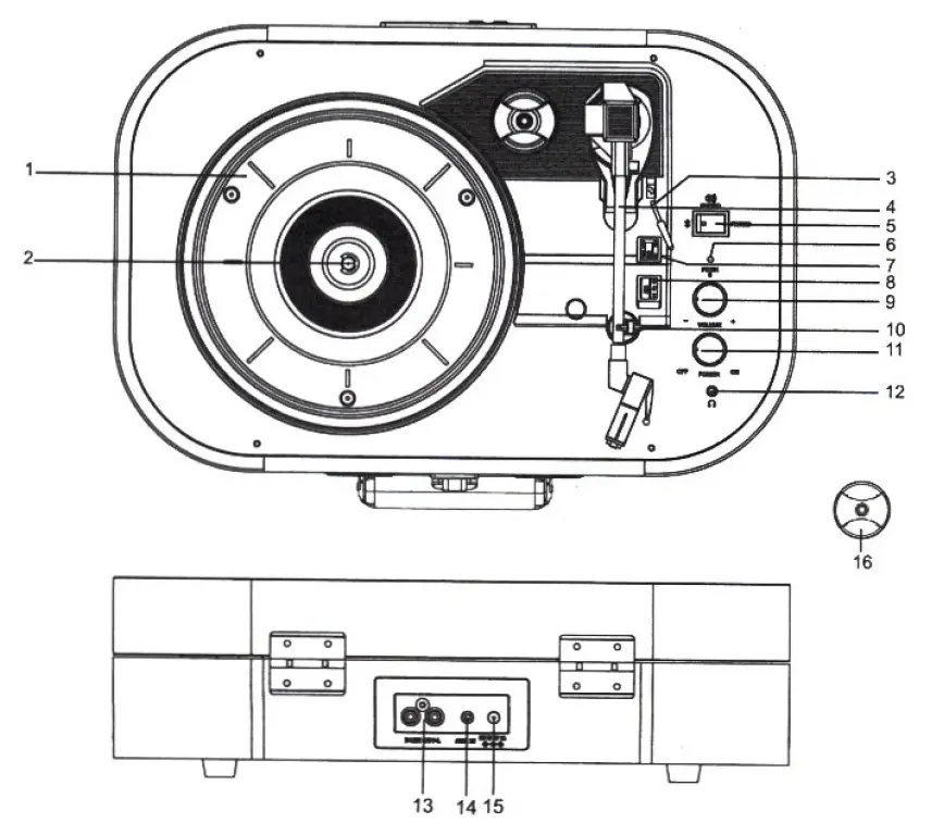 CROSLEY-CR8009-Discovery-Portable-Turntable-fig-1