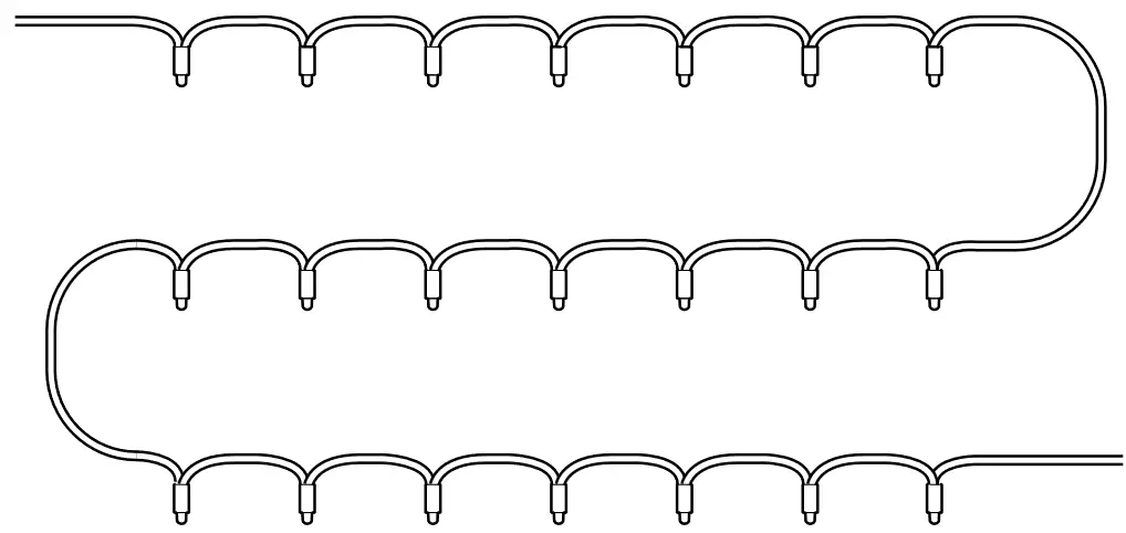 nedis WIFILX01C42 Wi-Fi Smart Full Colour String of Lights