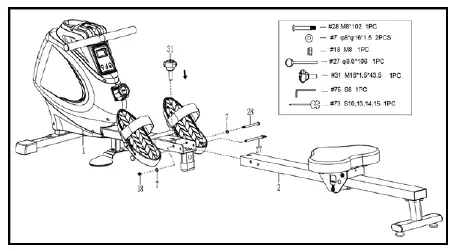 SUNNY HEALTH FITNESS SF-RW5941 Smart Multifunction Spm Magnetic Rowing Machine-fig-8