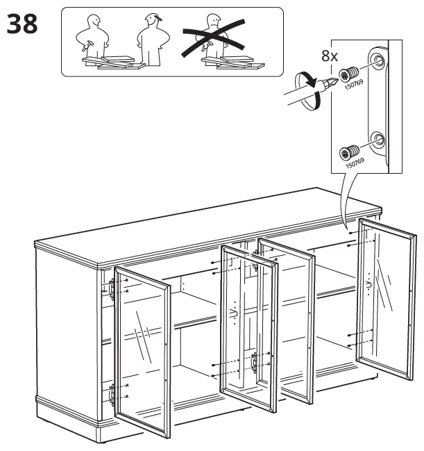 IKEA-LANESUND-Sideboard-Gray-Brown-fig- (30)
