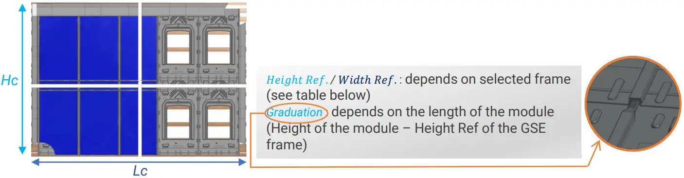 GSE In Roof Solar System - Frames