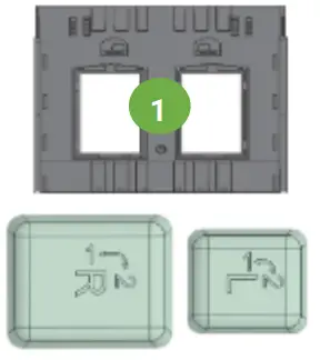 GSE In Roof Solar System - wedges for Half-Frames