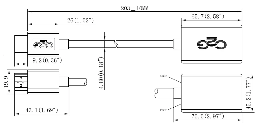 C2G 41350 VGA to HDMI Adapter Converter Dongle-fig-4