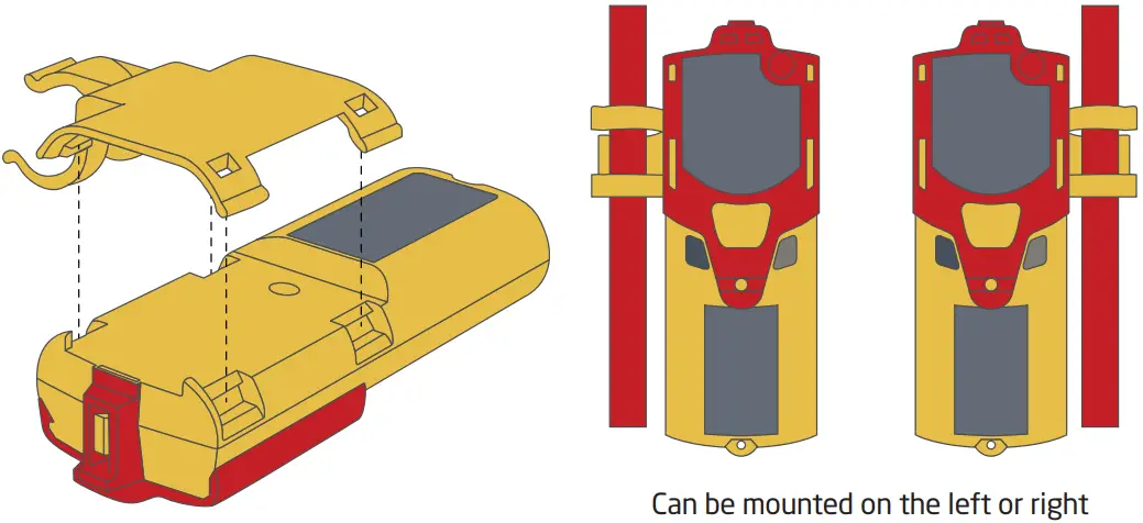 Attaching the beacon